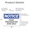 Signmission Food Preparation Sink Only, 18 in W x Rectangle, Aluminum OS-2PACK-NS-A-1218-L-12835 - alternate 3